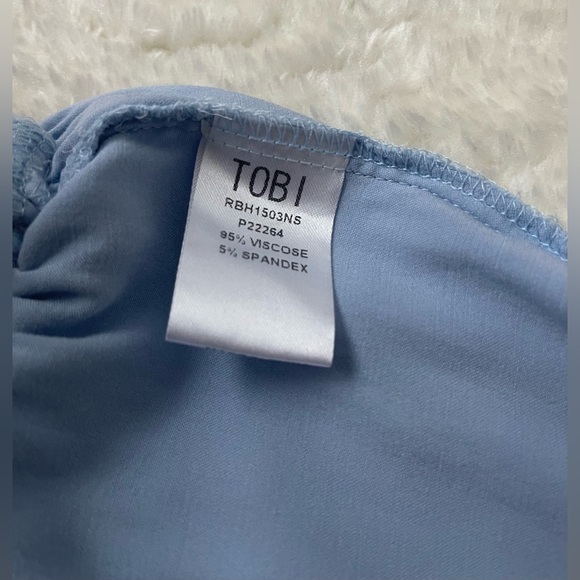 Set of 2 - TOBI - Ruffle Shorts - Dusty Pink Blush + Blue - Size S - Picture 13 of 13